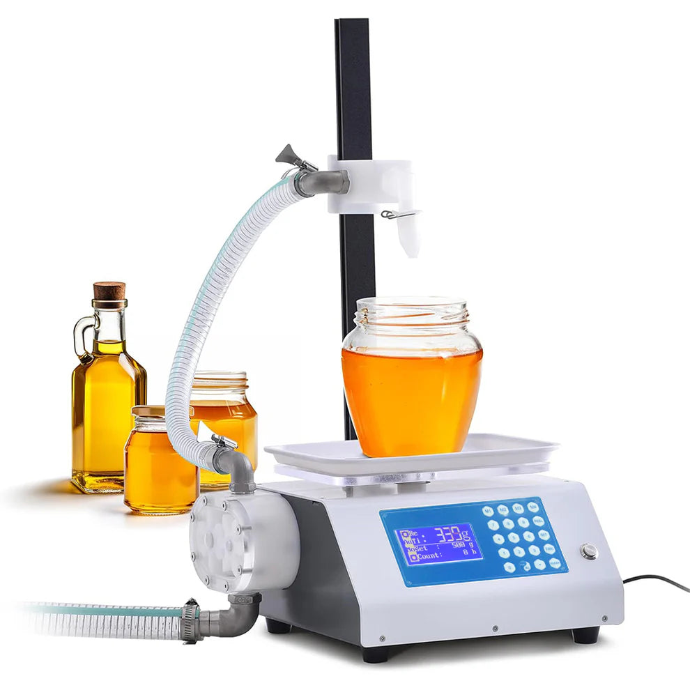 Mini Honey Filling Machine, Portable Manual Bottling Tool for Home Beekeepers