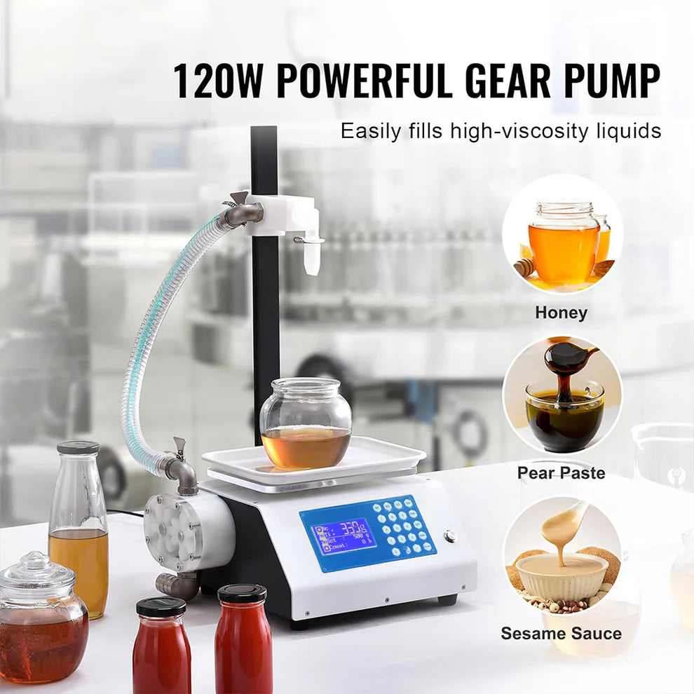 Mini Honey Filling Machine, Portable Manual Bottling Tool for Home Beekeepers
